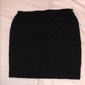 Textured F21 Pencil Skirt